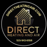 Direct Heating and Air Logo